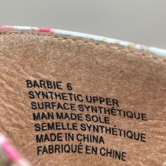 Zigi Soho Barbie Women's Pump Heels Slip On Pink Rose Floral Multicolour Size 6 - Picture 9 of 9